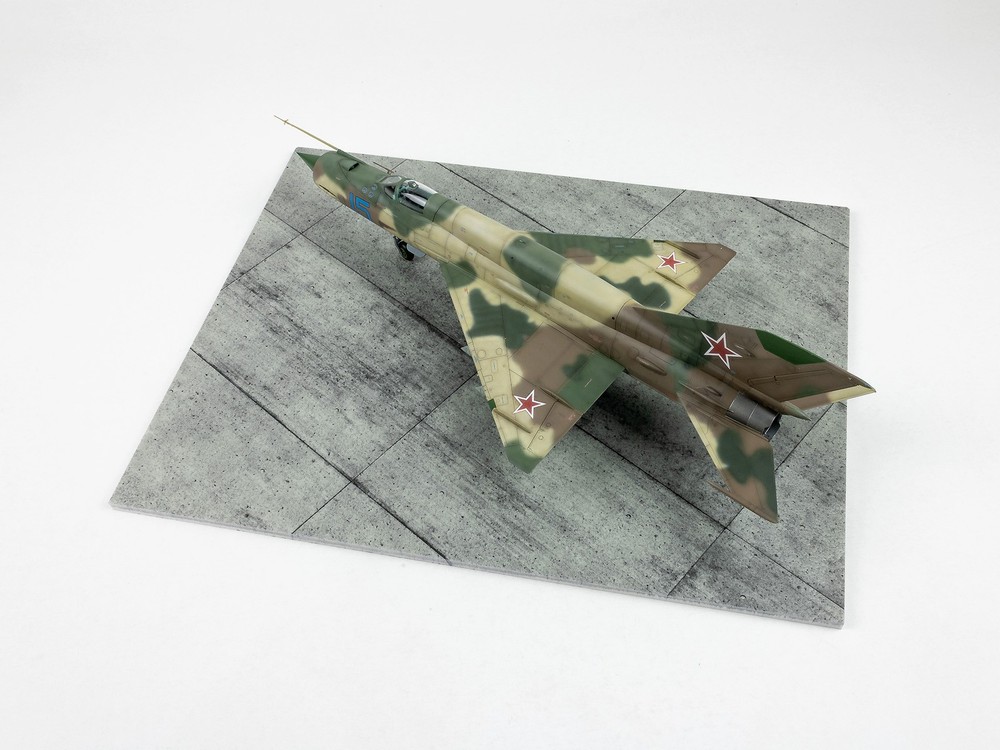 Red Fox DB-48013 1/48 3d Diorama Base Concrete Base Rectangular Type 3 300x230mm