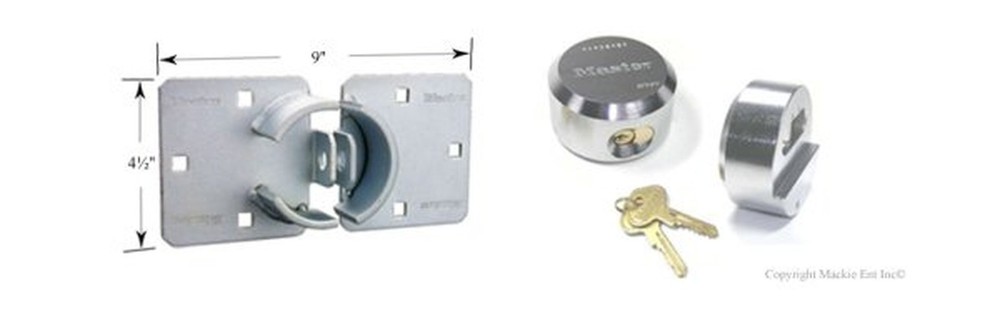Master Lock Hasp/Hidden Shackle Padlock Combo 770-6271