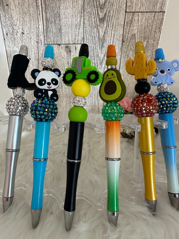 Handmade Pens fun beaded