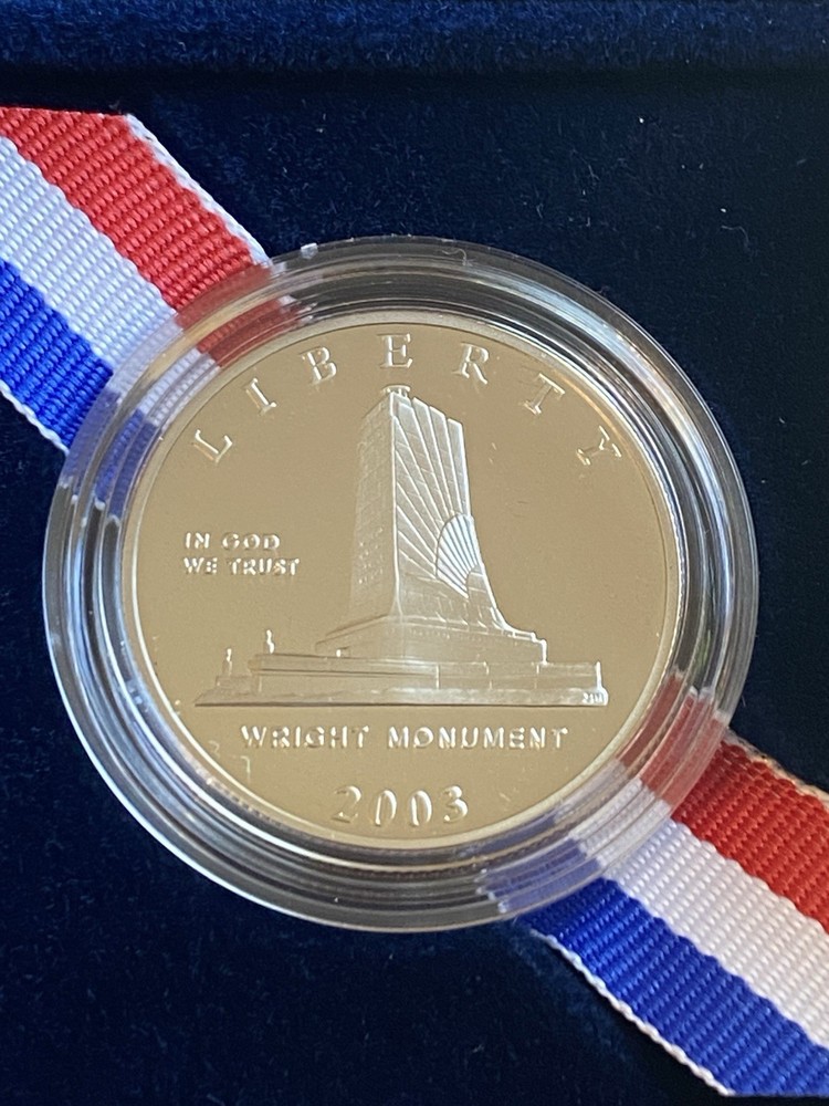 2003 First Flight Centennial Commemorative Half Dollar – Clad Proof (OGP & COA)