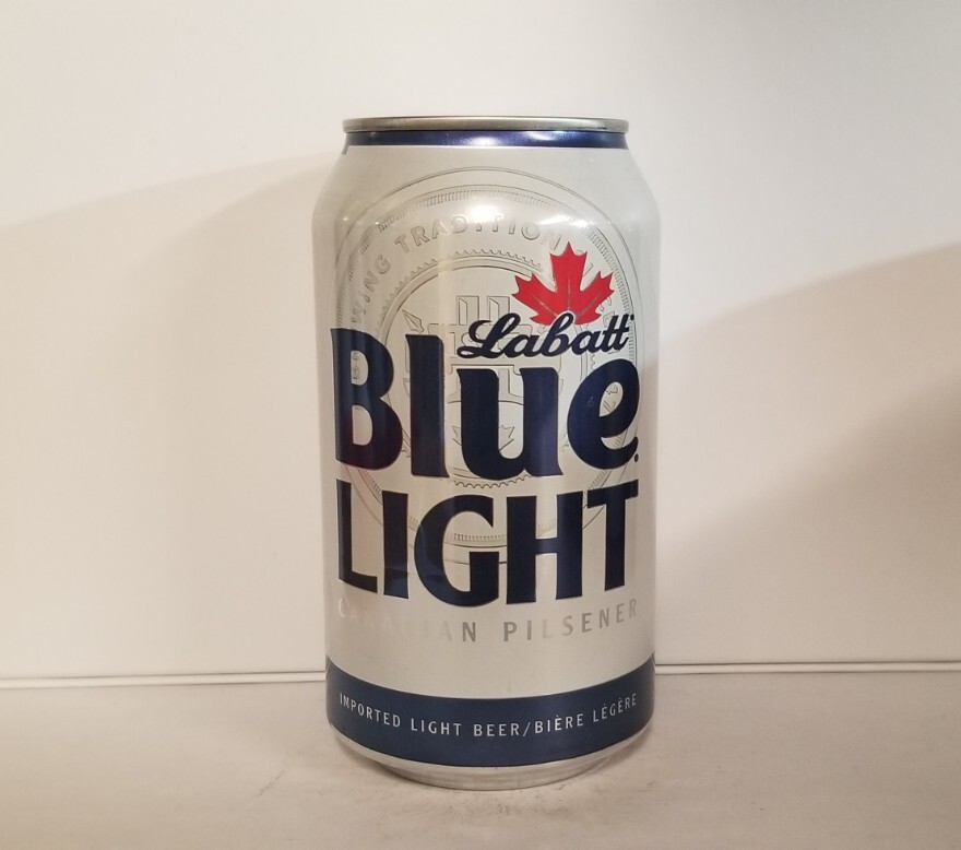 Labatt Blue Light Bottom Opened