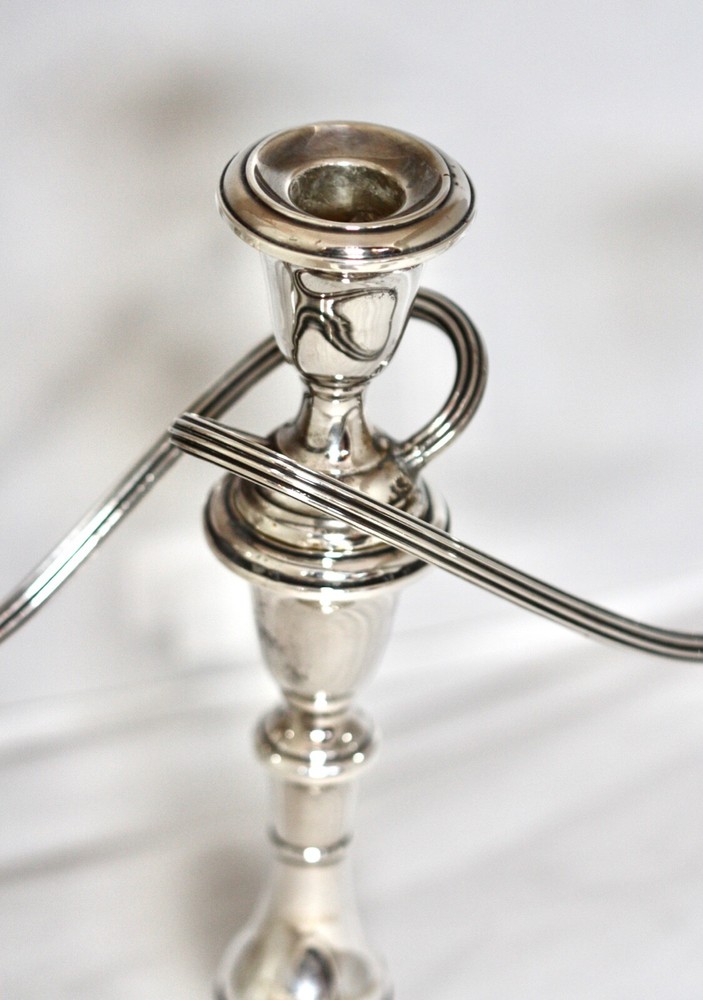 An American Silver Three-Light Candelabra, Gorham