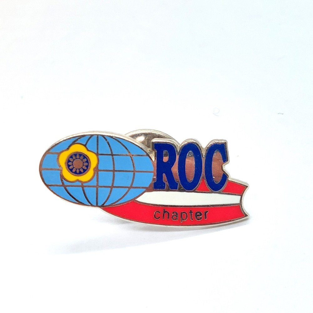 ROC Chapter Pin Lapel Enamel Collectible