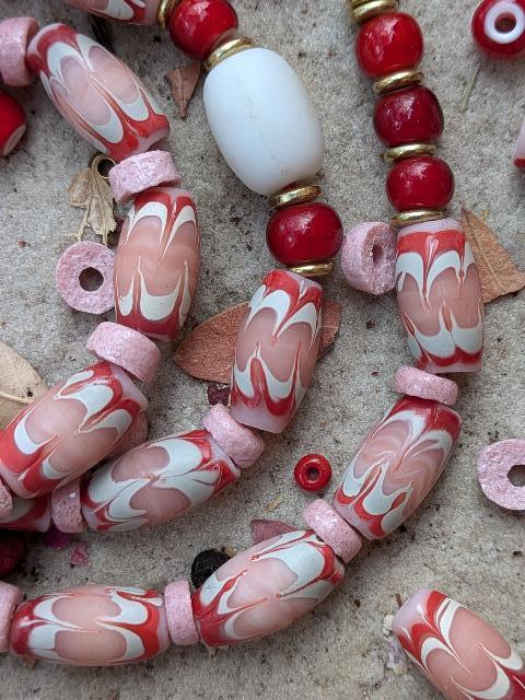 African Fancy Glass Beads [76761]