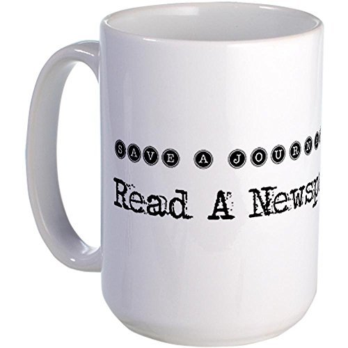 11oz mug Save a Journalist - Printed Ceramic Coffee Tea Cup Gift