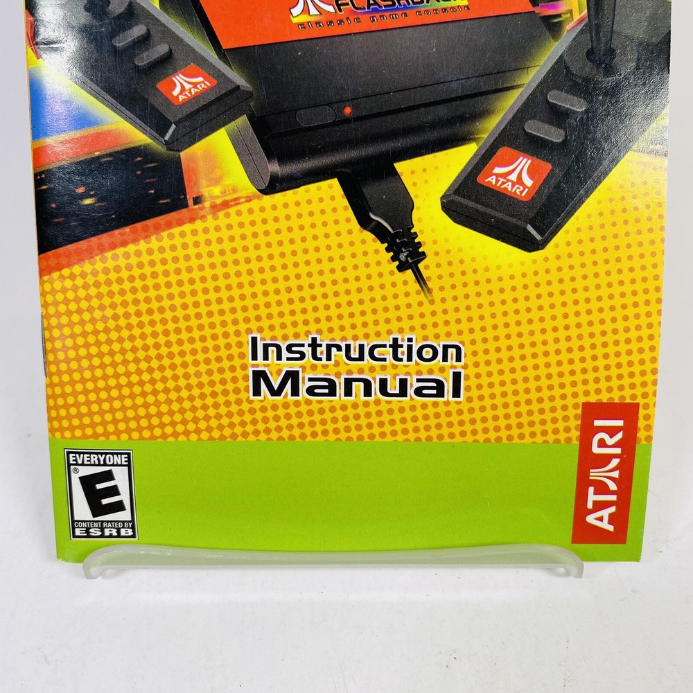 2004 Atari Flashback - Classic Game Console Instruction Manual Booklet - Vintage