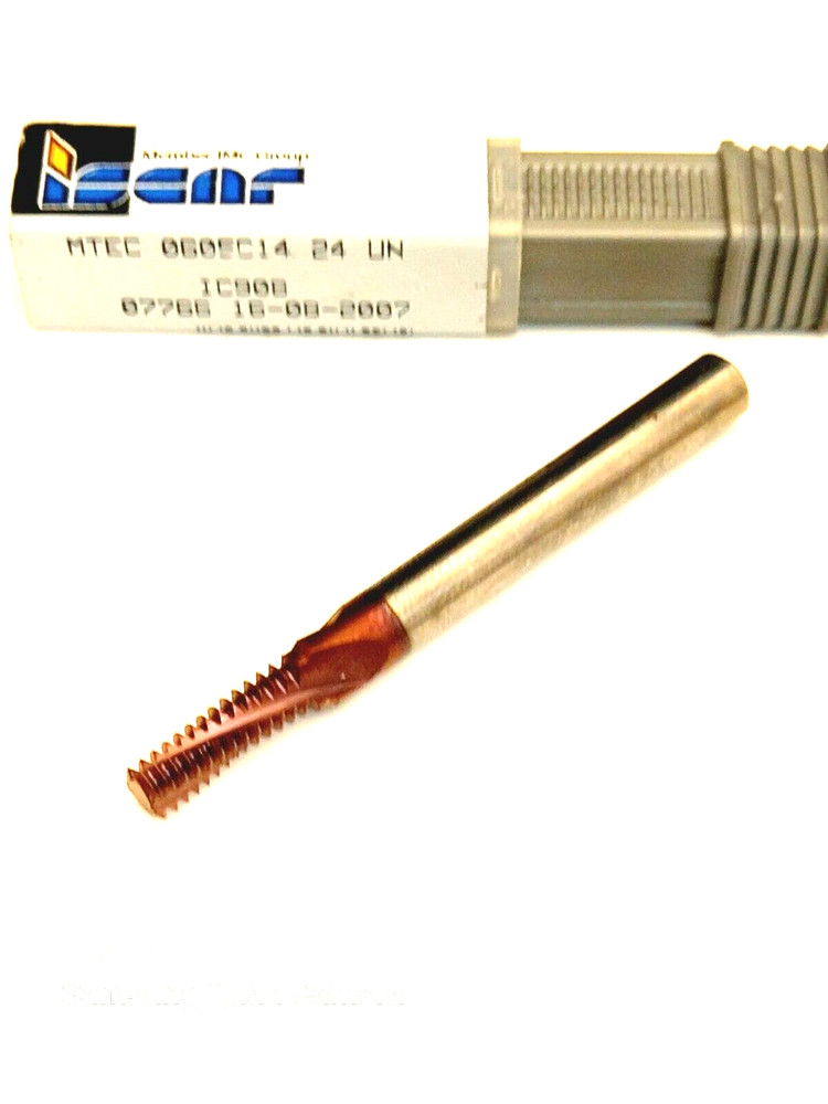 ISCAR SOLID CARBIDE THREAD MILL  MTEC 0605C14  24 UN IC908