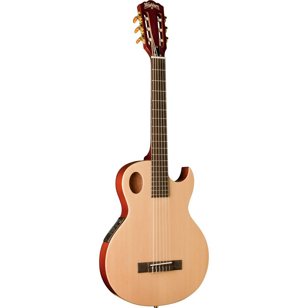 Wasbhurn EACT42S Thinline Nylon String Classical Acoustic Electric Guitar