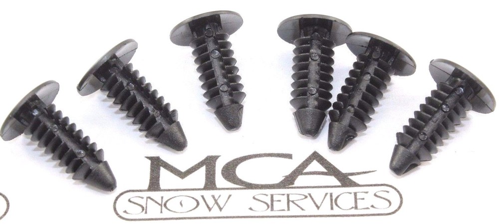 SNOWEX PLASTIC RIVET (6 pack) BOTTOM COVER RETAINERS D6467