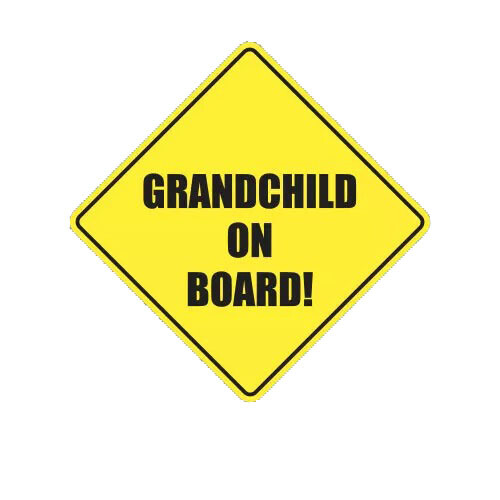 Grandchild on Board Sticker Decal