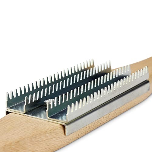 15" Buffing Wheel Rake for Removing Residual Buff Compound, Double Handle