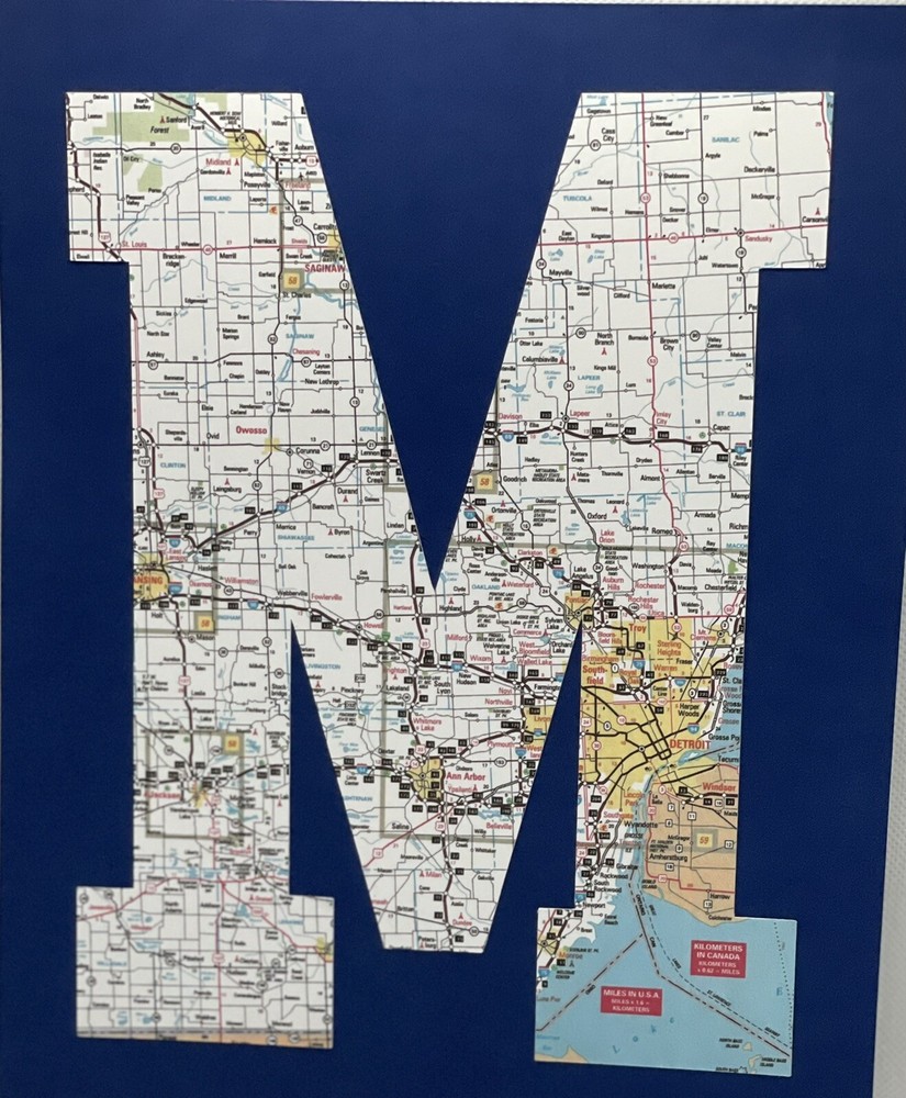 Michigan Mascot Map