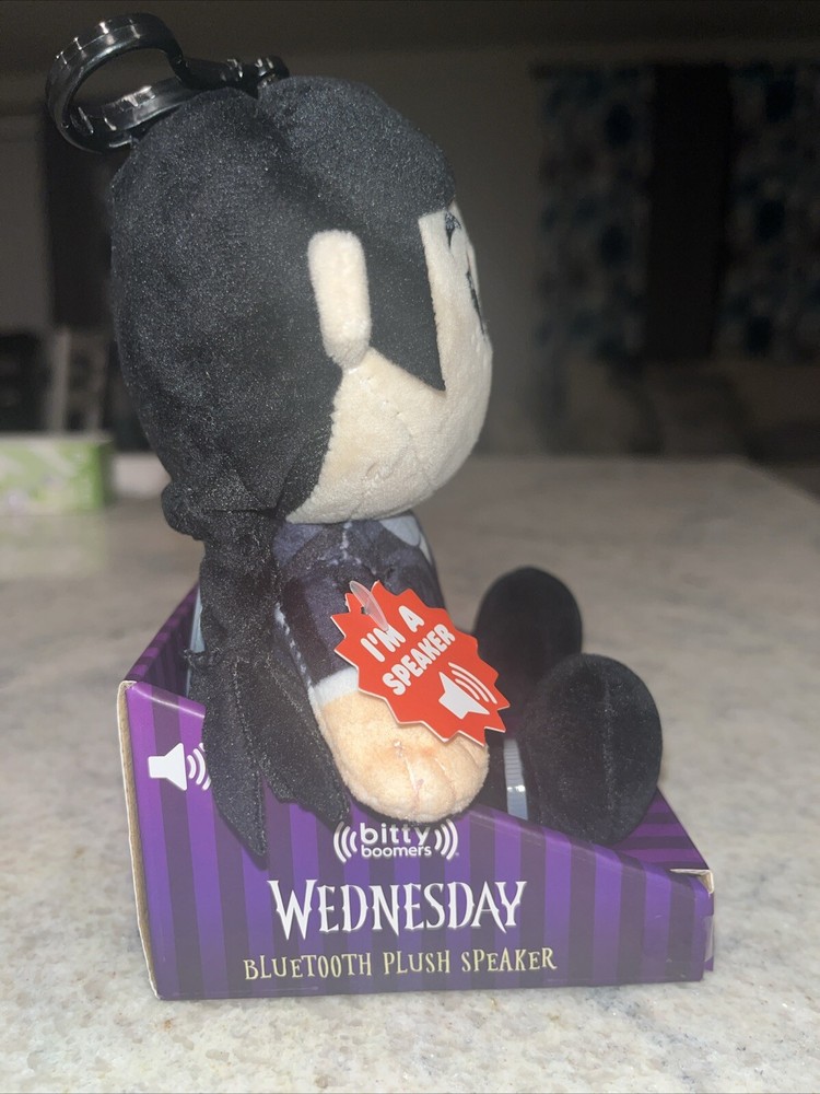 Bitty Boomers Wednesday Bluetooth Plush Speaker