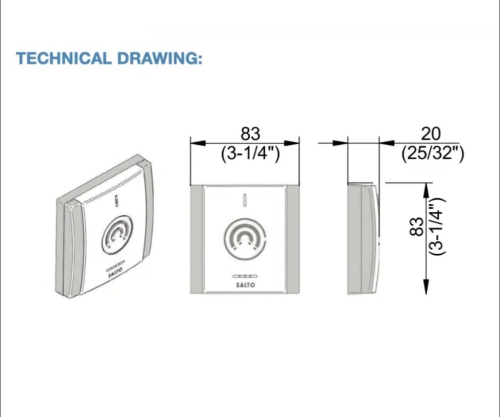 Salto Wireless RF Node, BLUEnet, RFNODE3W