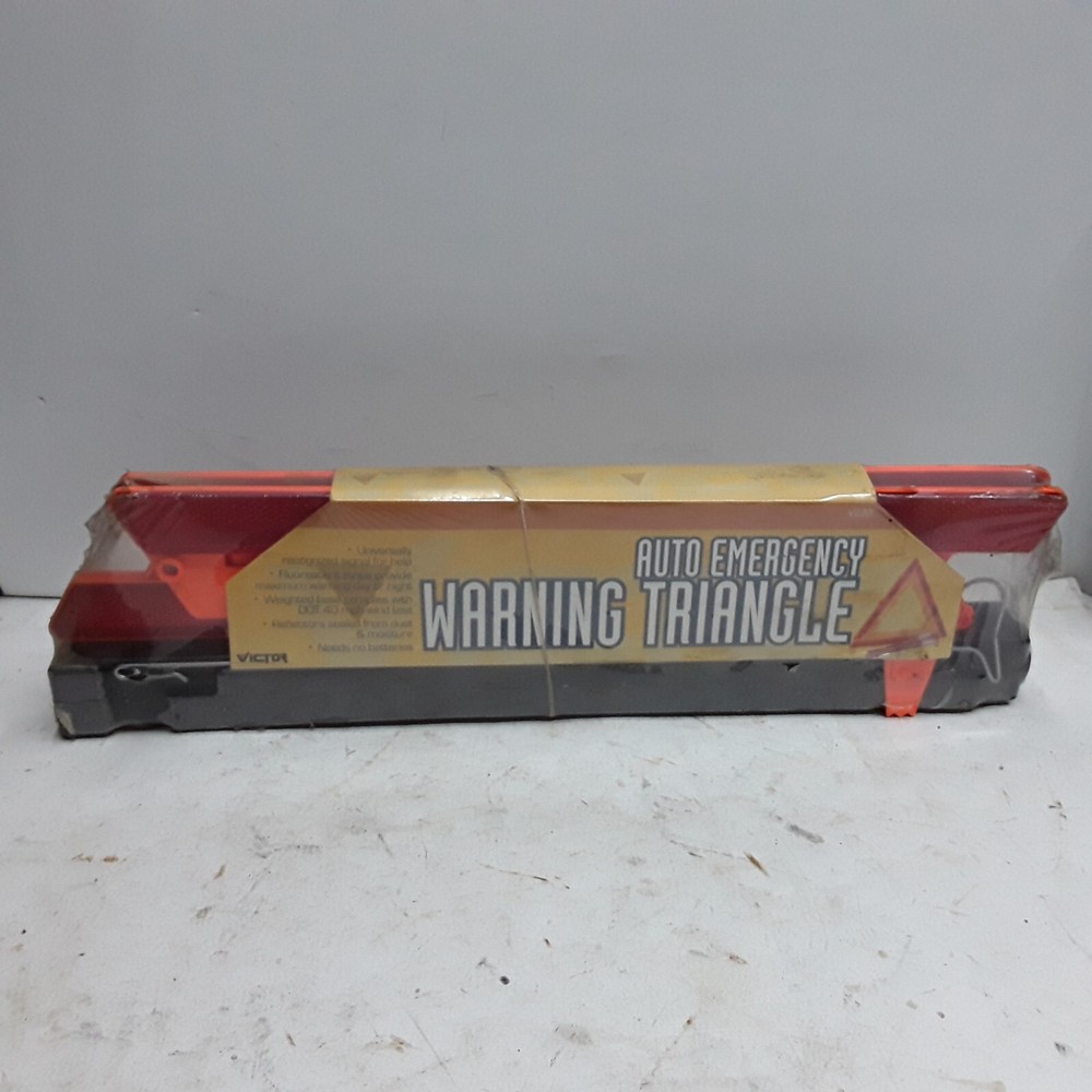 Auto emergency warning triangle