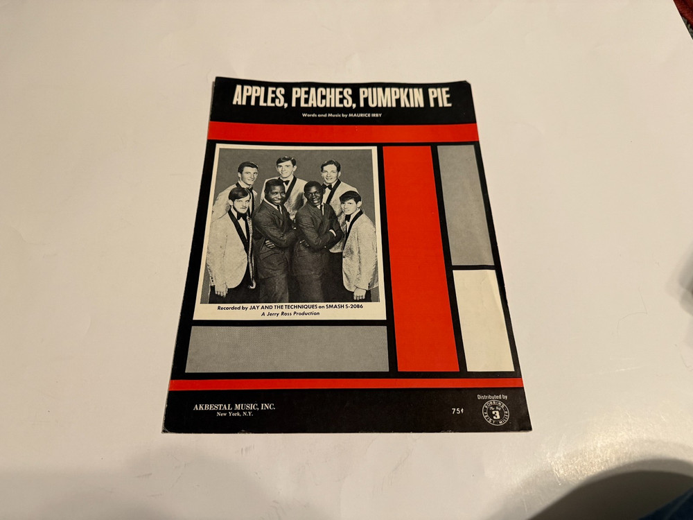 JAY & Techniques sheet music apples peaches pumpkin pie
