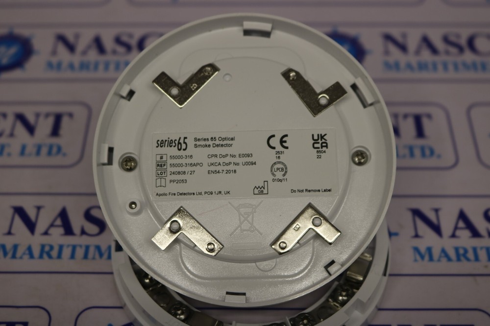55000-316 OPTICAL SMOKE DETECTOR WITH BASE APOLLO