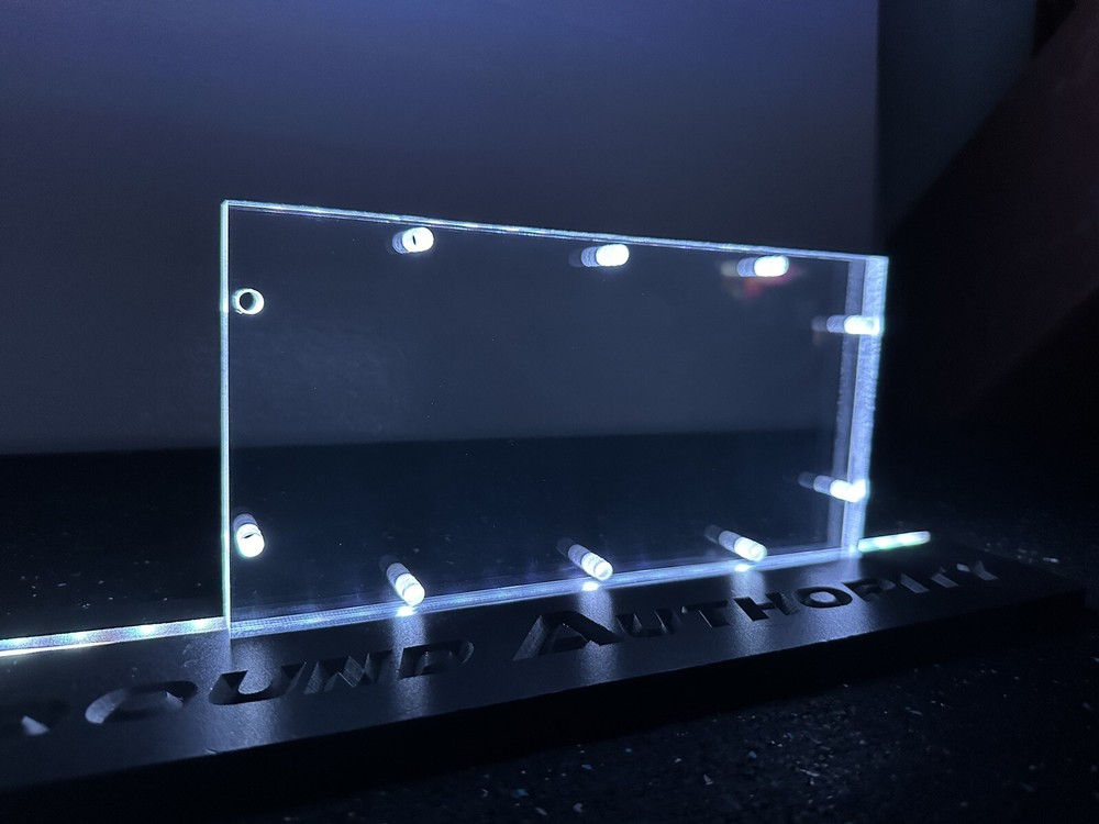Blank: 10” X 5” Plexiglass Viewing Window (3/4") For Sub Box