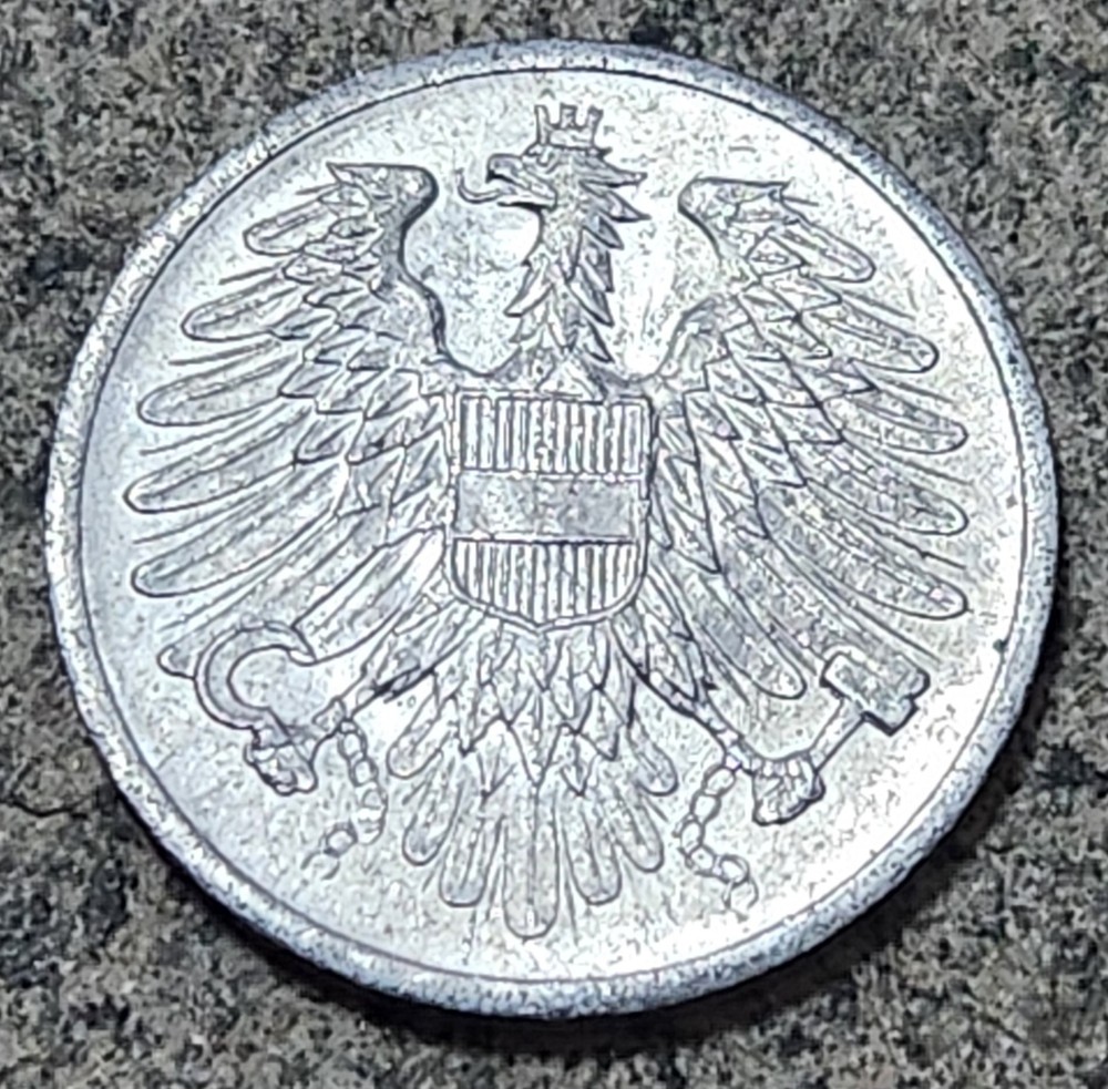 AUSTRIA 🇦🇹 TWO (2) GROSCHEN COIN 1966