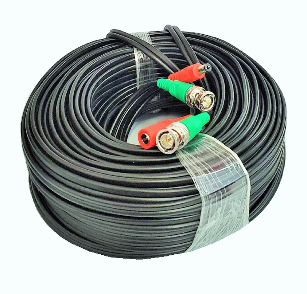 4 PACK PREMIUM 100Ft. BNC EXTENSION CABLES FIT Lorex SYSTEMS