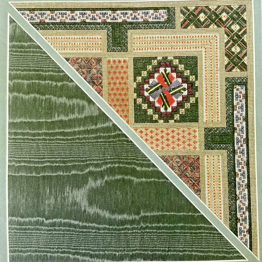 Sue Reed Needlepoint Pattern Triangulation 1996 Designed for 18 Ct M