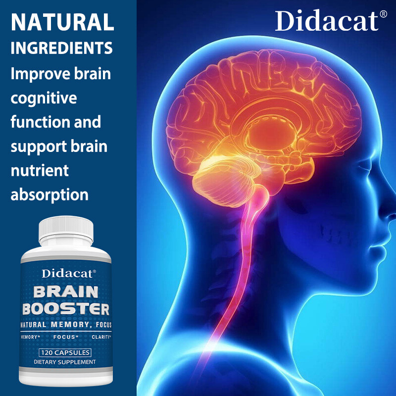 Brain Booster, Supports Brain Health,Cognitive Function,Memory & Focus