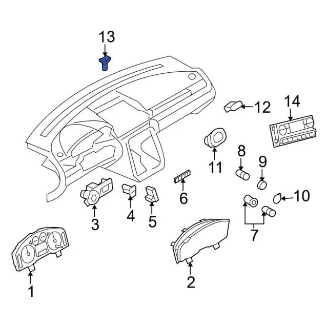 Genuine Ford Sensor 5F9Z-13A018-BA