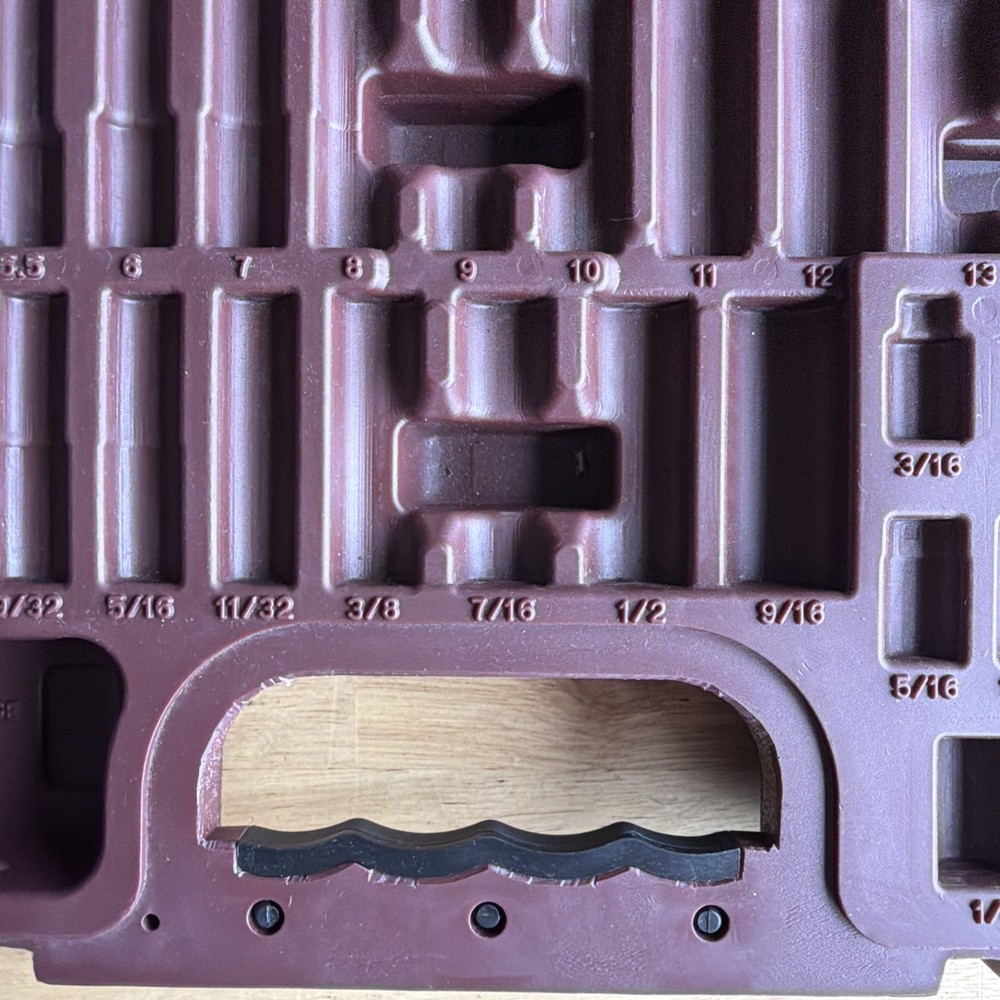 Matco Socket Set Organizer HALF CASE ONLY for Deep Shallow SAE Metric Impact