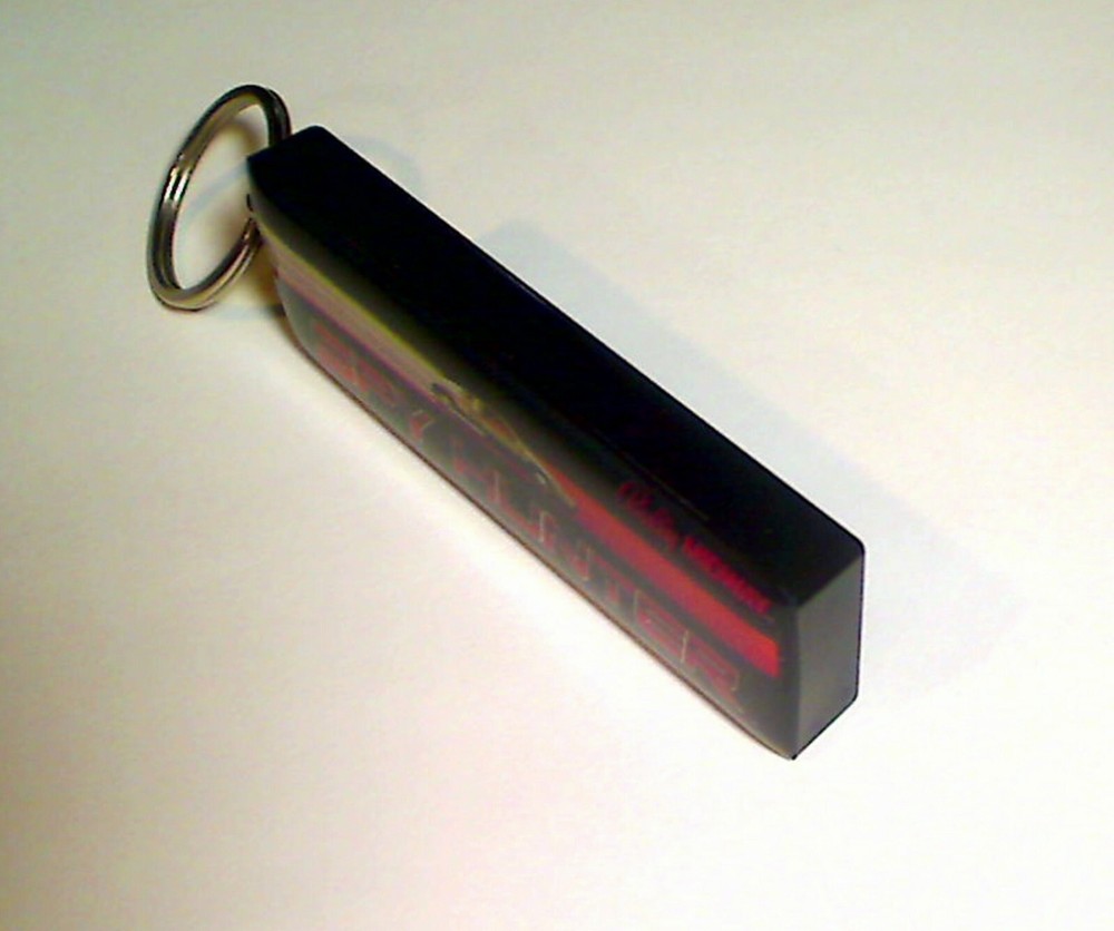 Spy Hunter Arcade Marquee Coin Door accessory Keychain