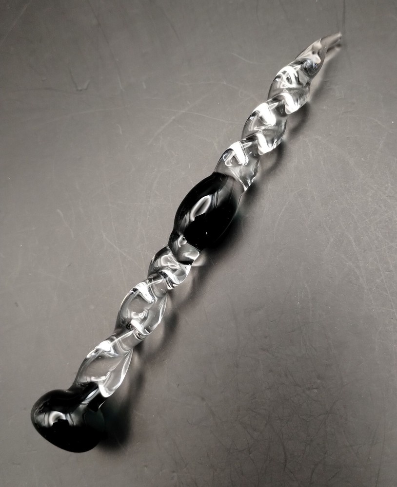 Ornate Glass Pipe Tamper Tool (Handblown)