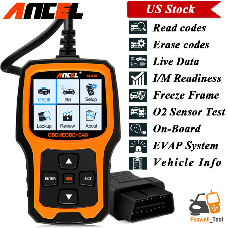 Automotive OBD Code Reader OBD2 Scanner Car Engine Fault Diagnostic AD410 AD310