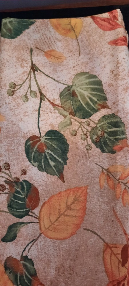 Fall Leaves Tablecloth 60x102 Rectangle