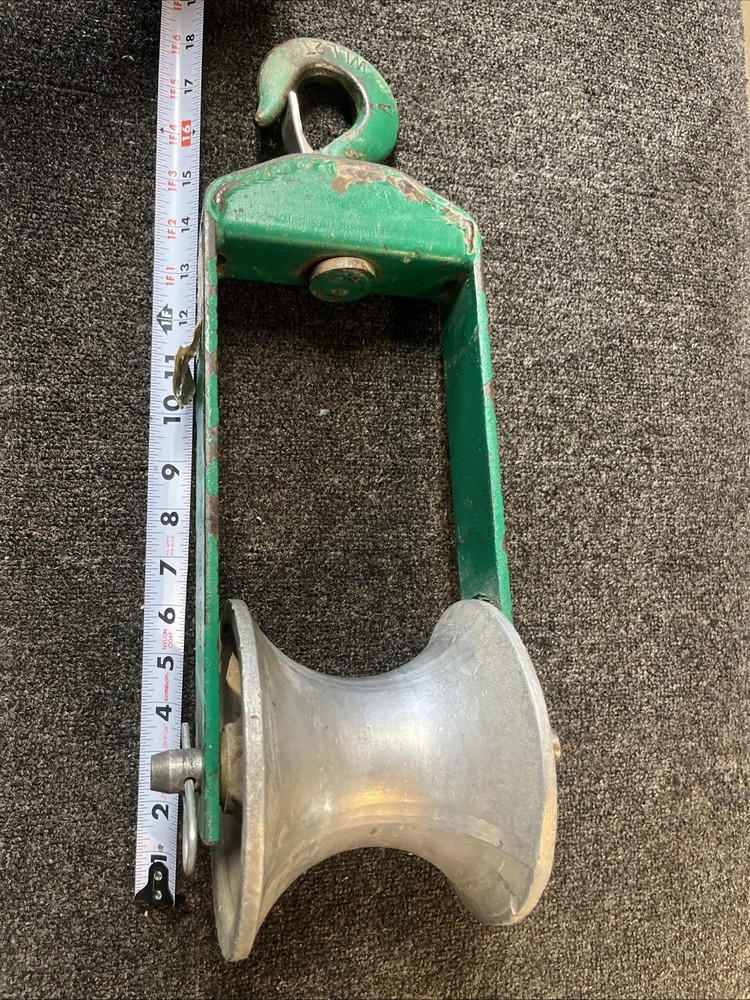 Greenlee 6” Sheave 4000 Lbs Model 650 For Tugger Puller
