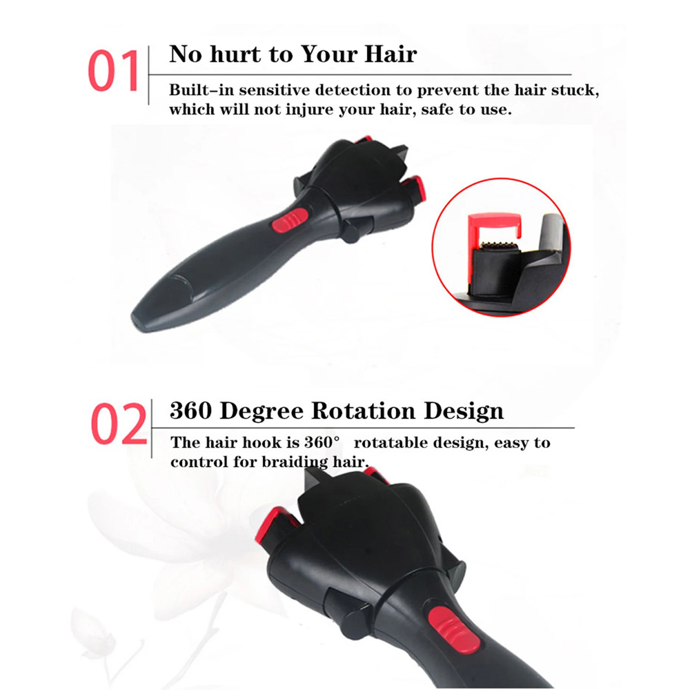 Automatic Hair Braider Styling Tool Smart Quick Easy DIY Electric Braid Machine