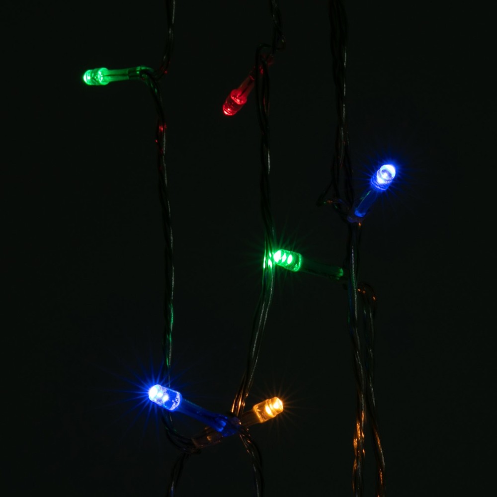 80-LED-Bead String Light 4 Colors Decorative Light Atmosphere Lamp W/ Controller