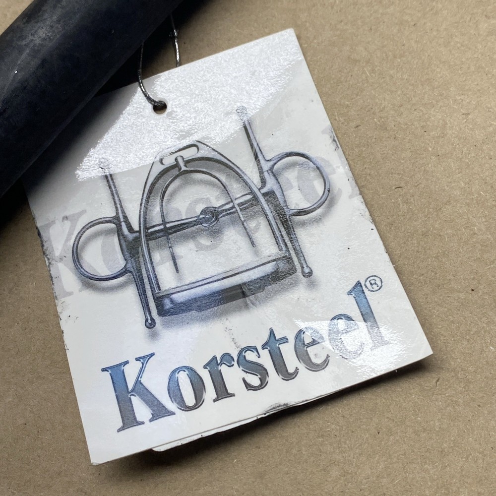 Korsteel Solid Rubber Mouth Loose Ring Snaffle Bit