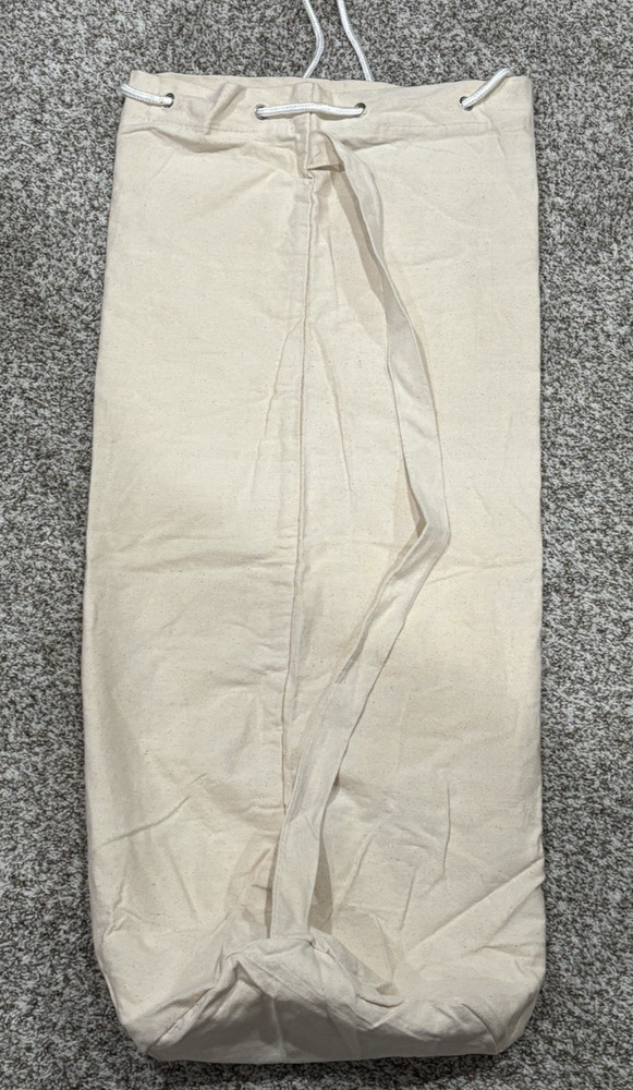 2010 Captain Morgan 36" x 16" Canvas Drawstring Laundry Bag w/ Shoulder Strap