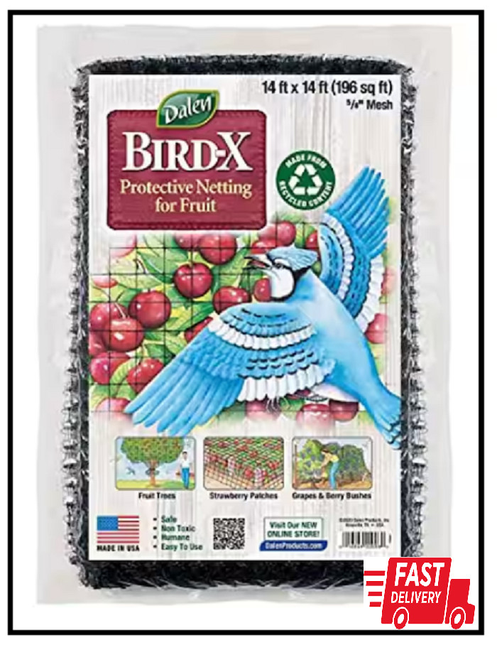 14 Ft. X 14 Ft. Bird-X Netting
