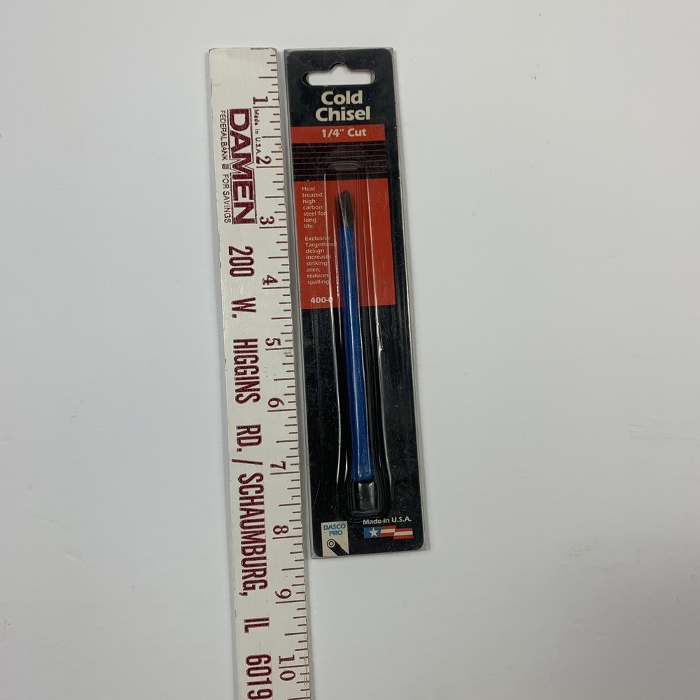 DASCO PRO 400-0 1/4" COLD CHISEL USA MADE TOOL