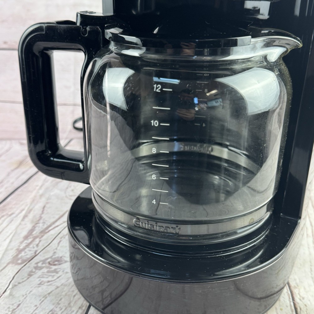 Cuisinart Brew Central 12 Cup Programmable Coffee Maker Black Stainless Steel