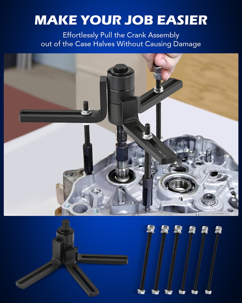 OMT Crankcase Splitter Separator Crank Puller Installer Tool for Motorcycle ATV