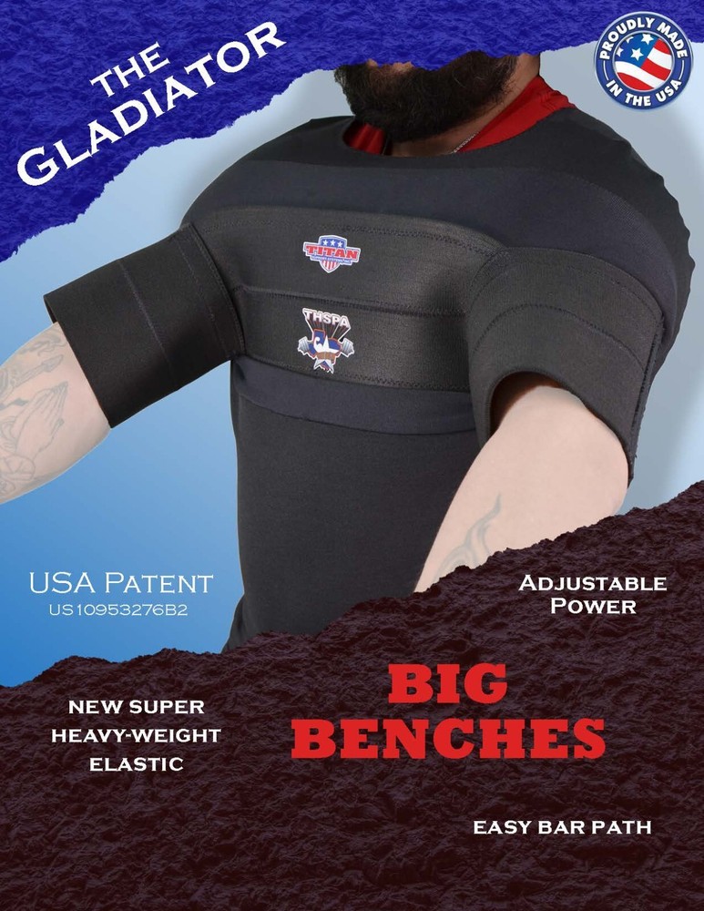 Titan Gladiator Bench Press Shirt - THSPA Approved