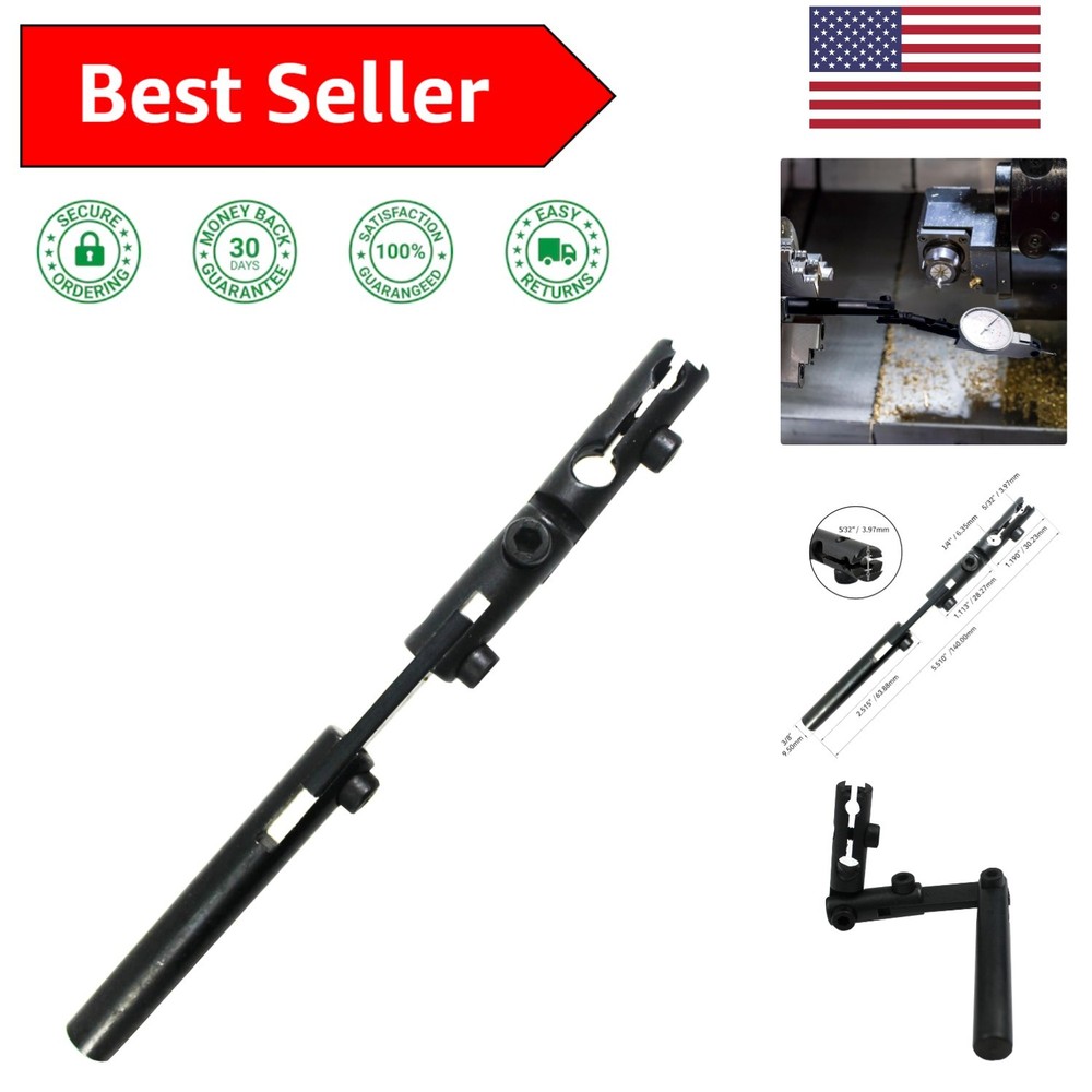 Precision Axial Axis Dial Indicator Holder with Adjustable Arm & 3 Pivot Joints