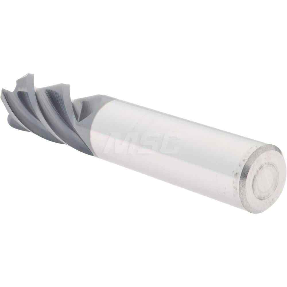 Accupro 5/8" Diam 4 Flute Single End Solid Carbide 1/8" Corner Radius End Mil...