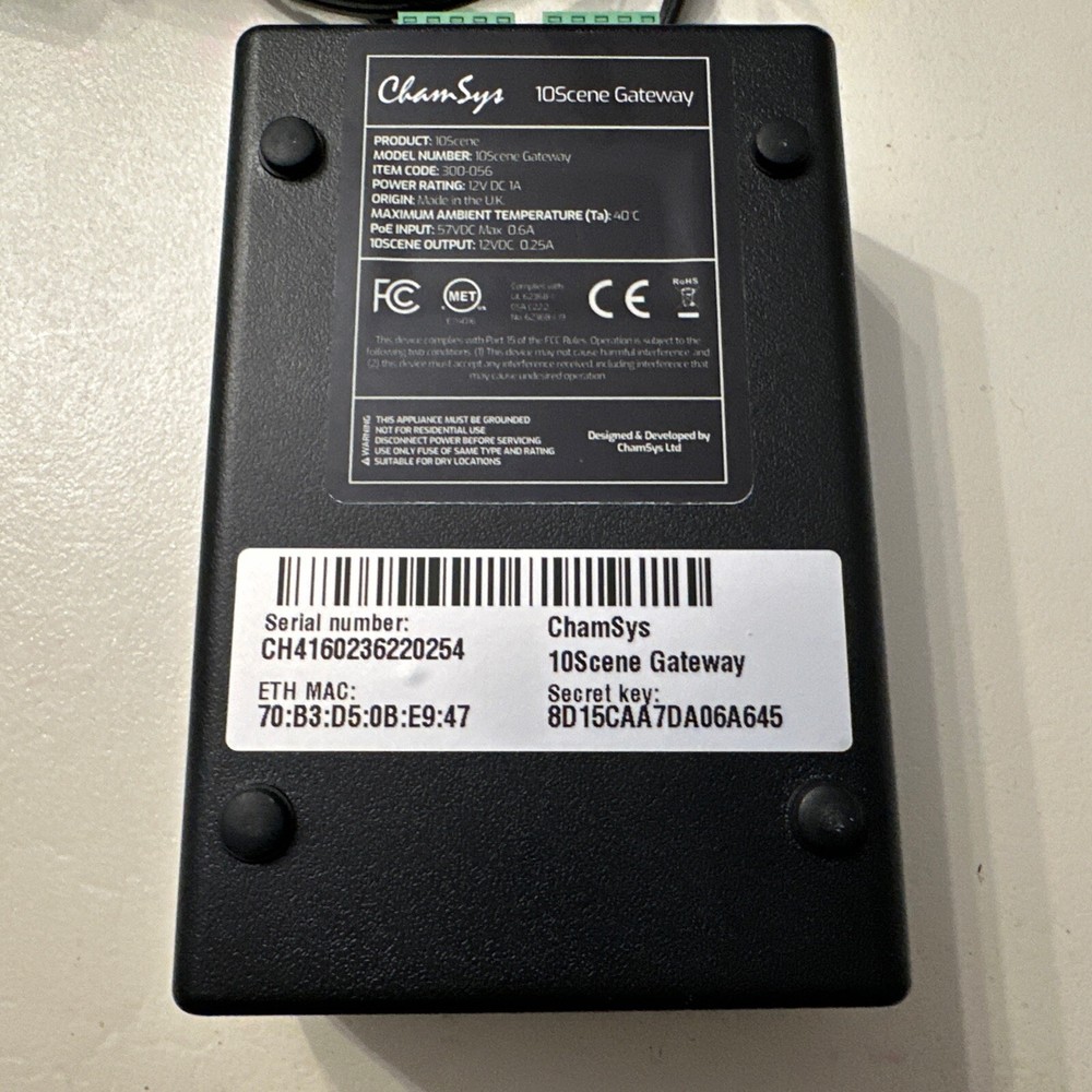 Chamsys Snakes 10scene gateway