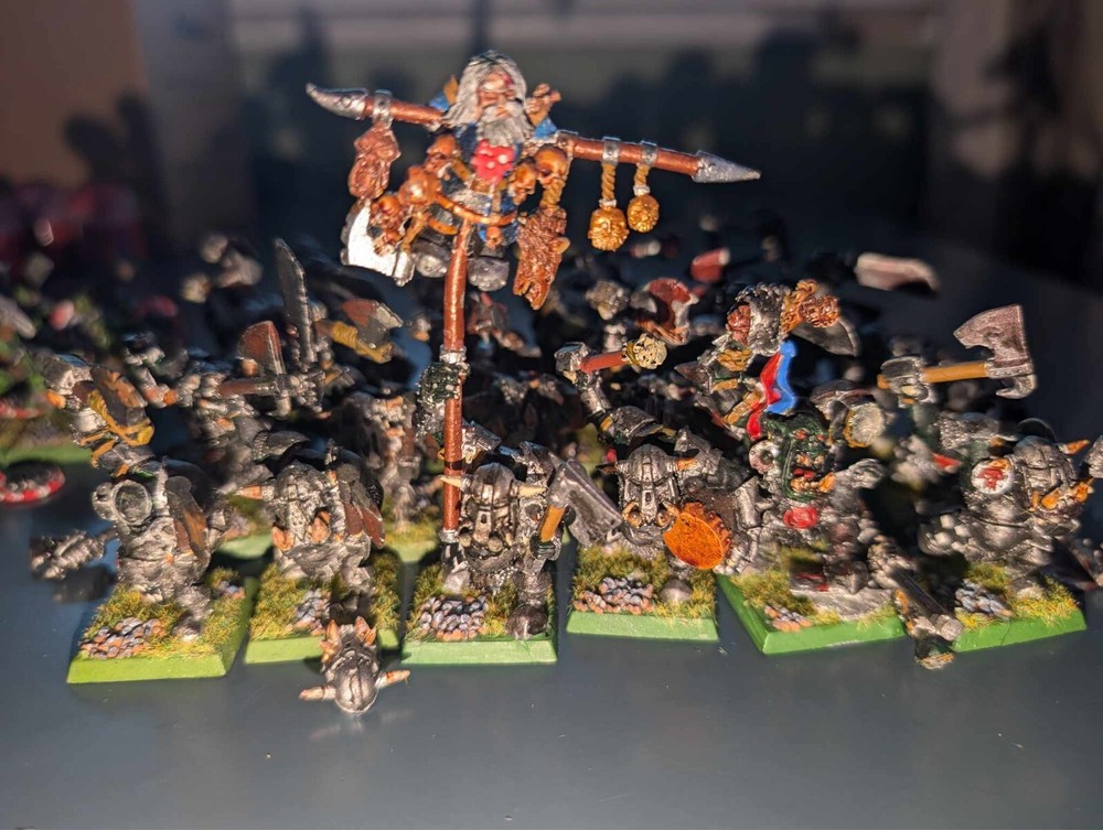 Warhammer Rare Metal Black Orks OOP x 24.