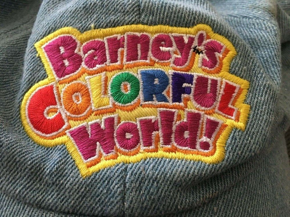Barney's Colorful World 2003 denim baseball hat
