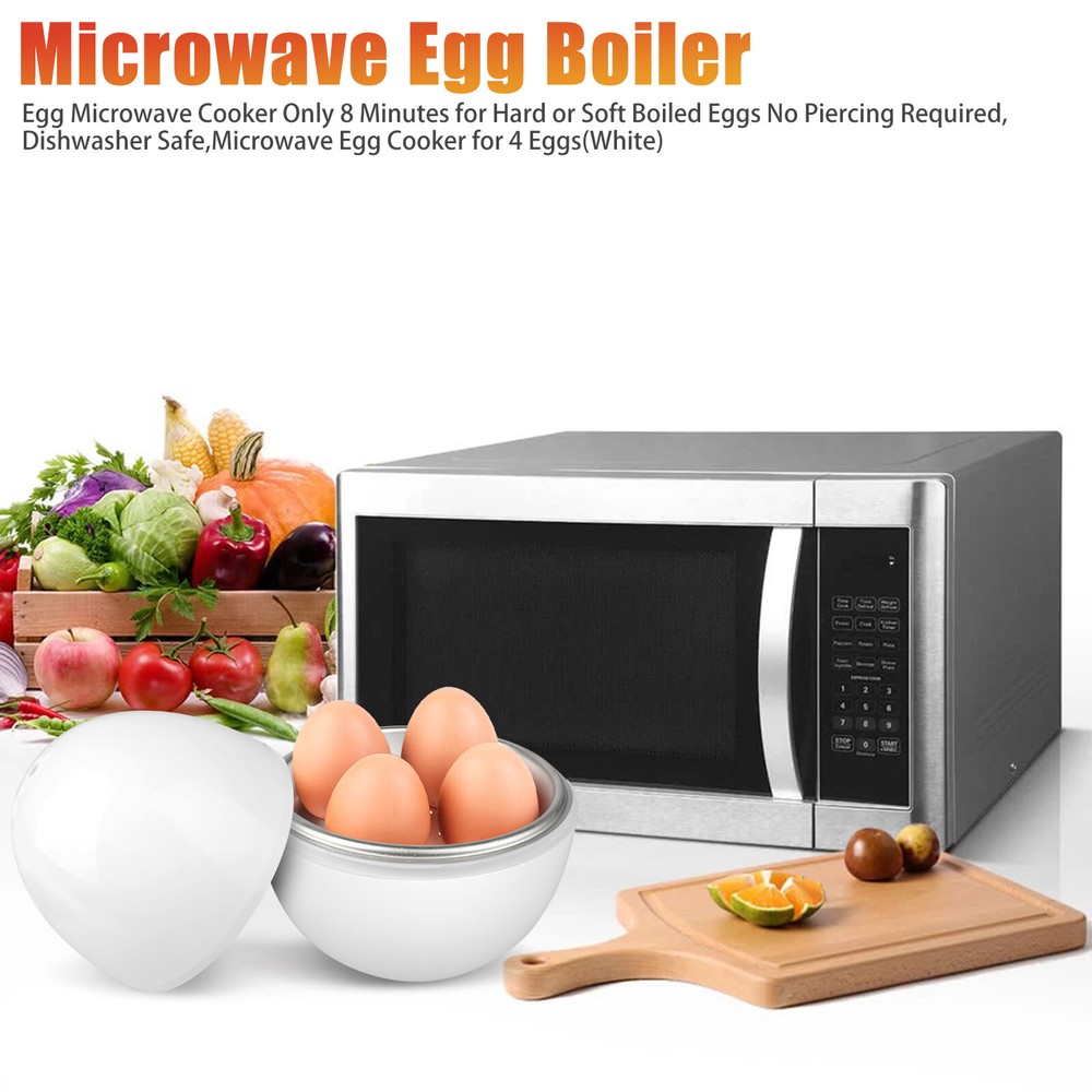 Safe Microwave Egg Boiler Cooker Ball Shape Steamer Kitchen Cook Tool Adjustable