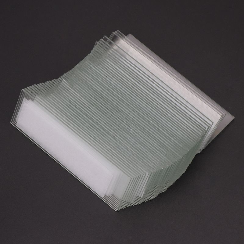 Microscope Accessories Kit 50Pcs 1mm Thickness Cavity Glass Coverslips Single
