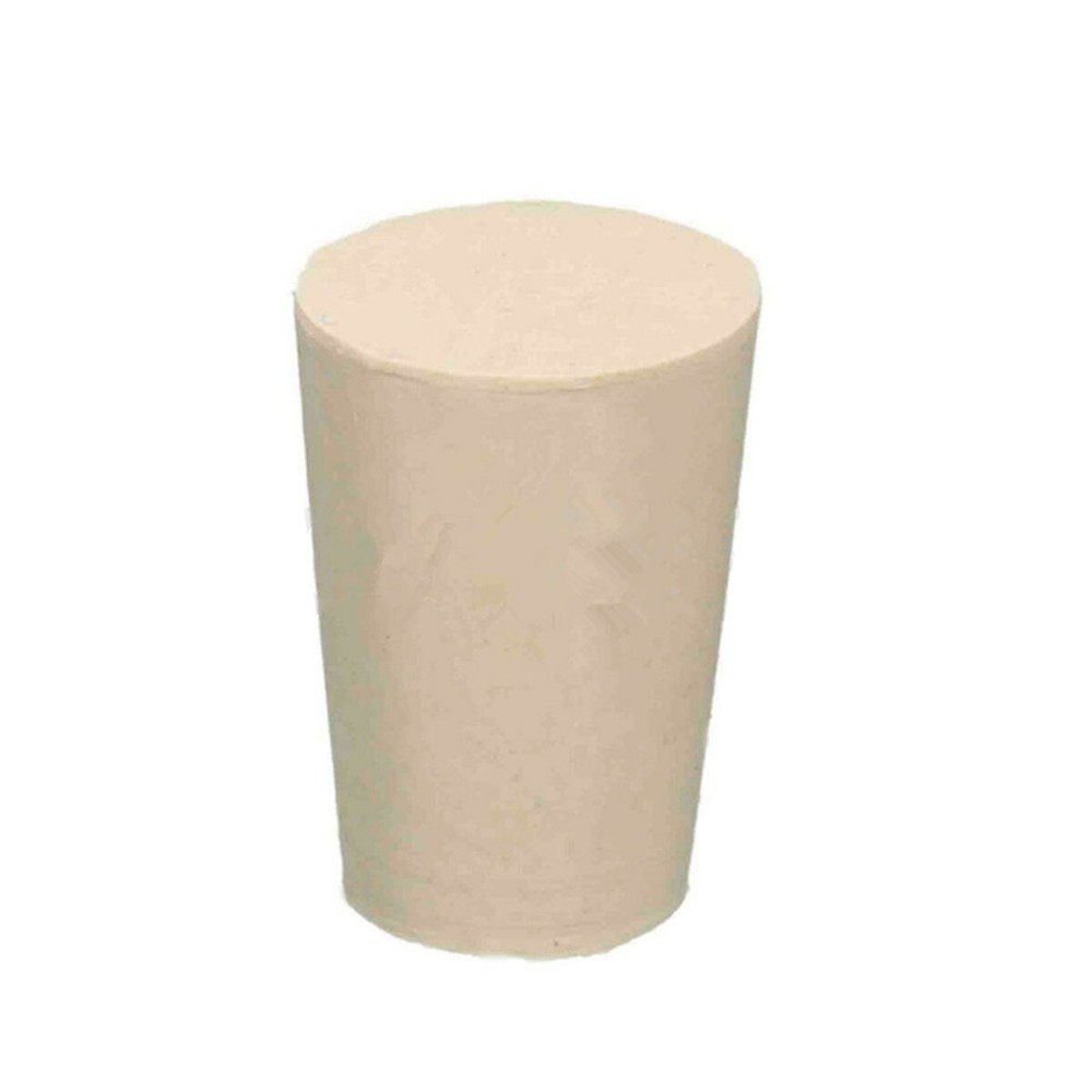 Rubber Stopper Bungs Laboratory Solid Hole Stop Push-In Sealing Plug